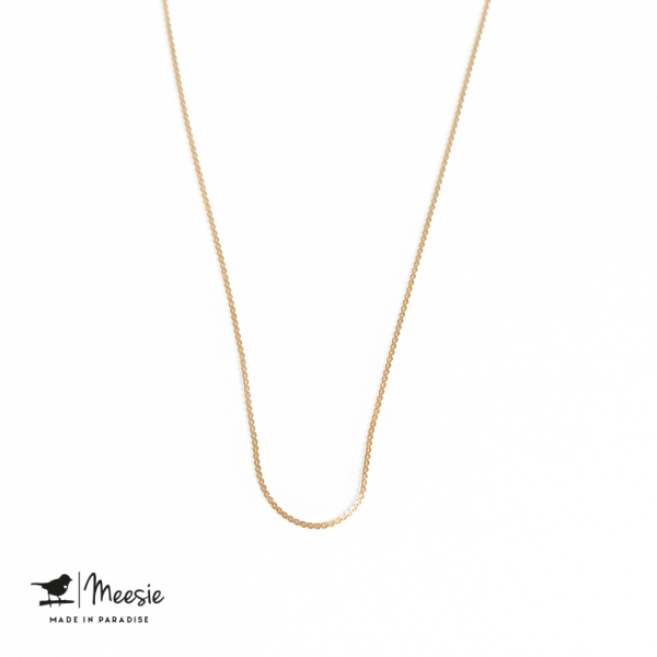 Ketting: Gourmet ketting goud op zilver - 3 stuks Ketting: Gourmet ketting goud op zilver - 3 stuks